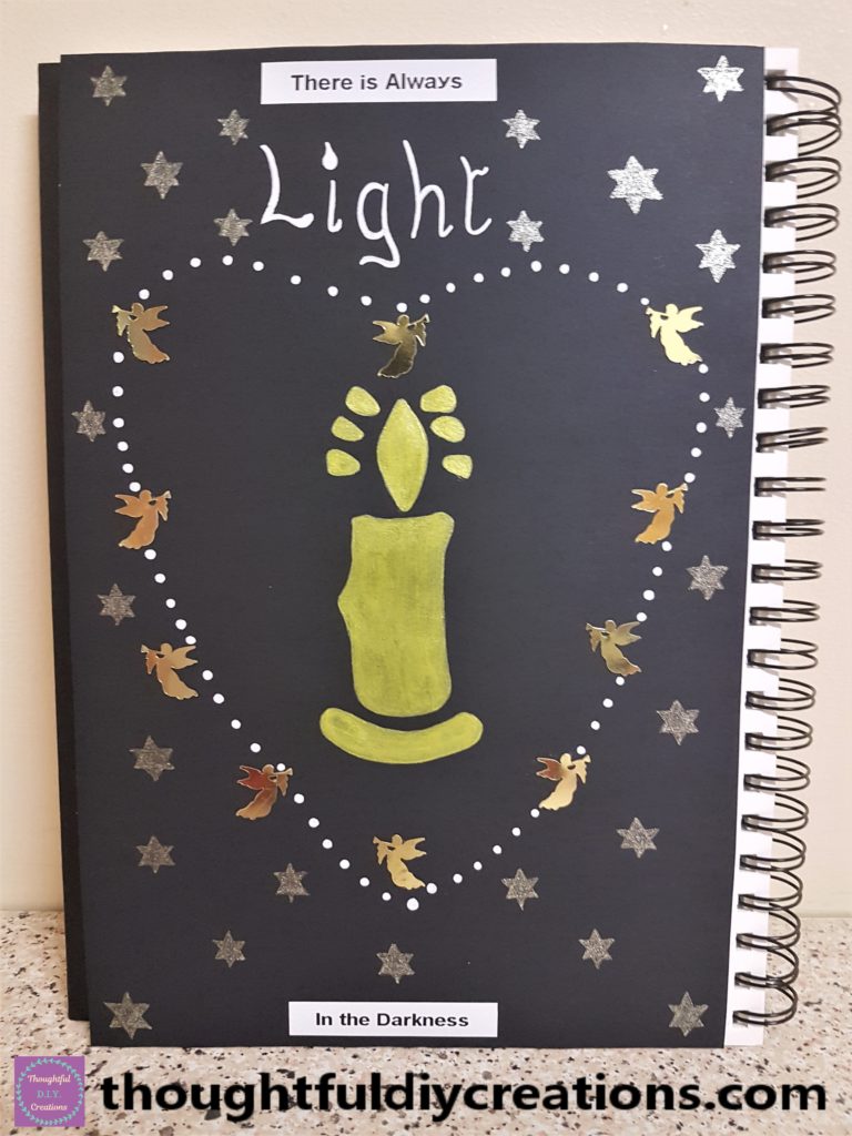 The Completed Art Journal Page.