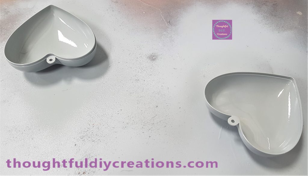 Second layer of the top coat an hour later.