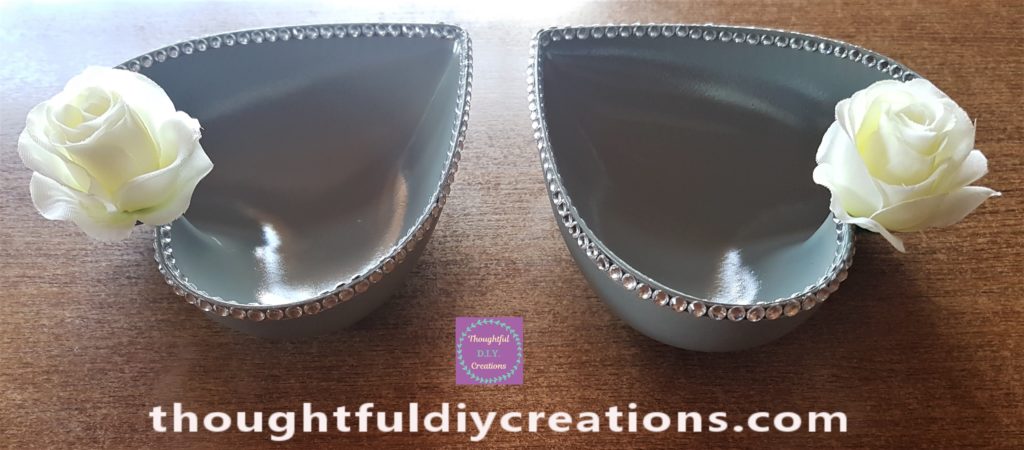 Completed Up-Cycled Plastic Heart.