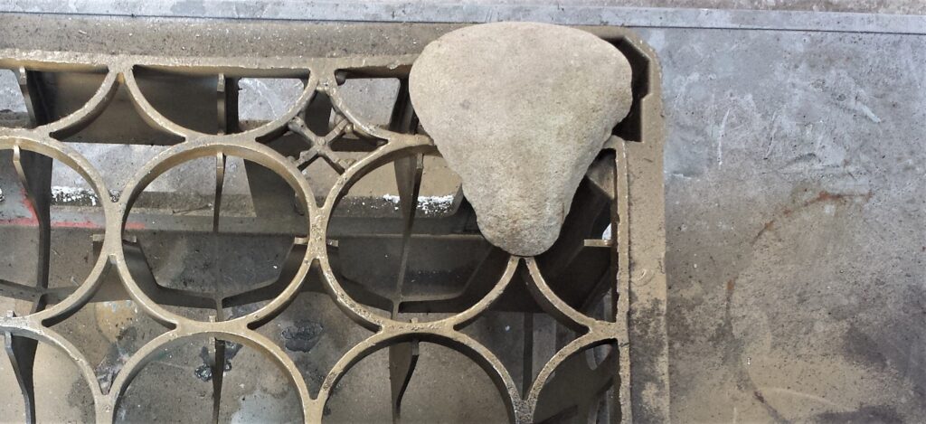 Stone on the other side of the Crate.