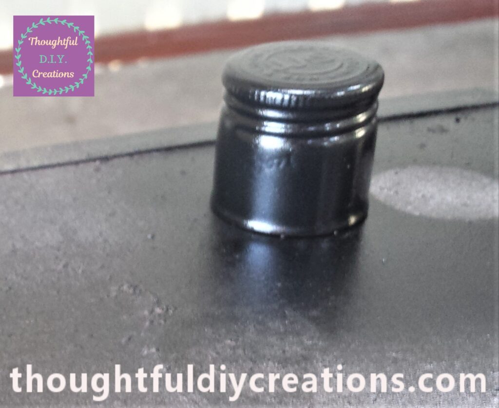 The lid sprayed for the second time.