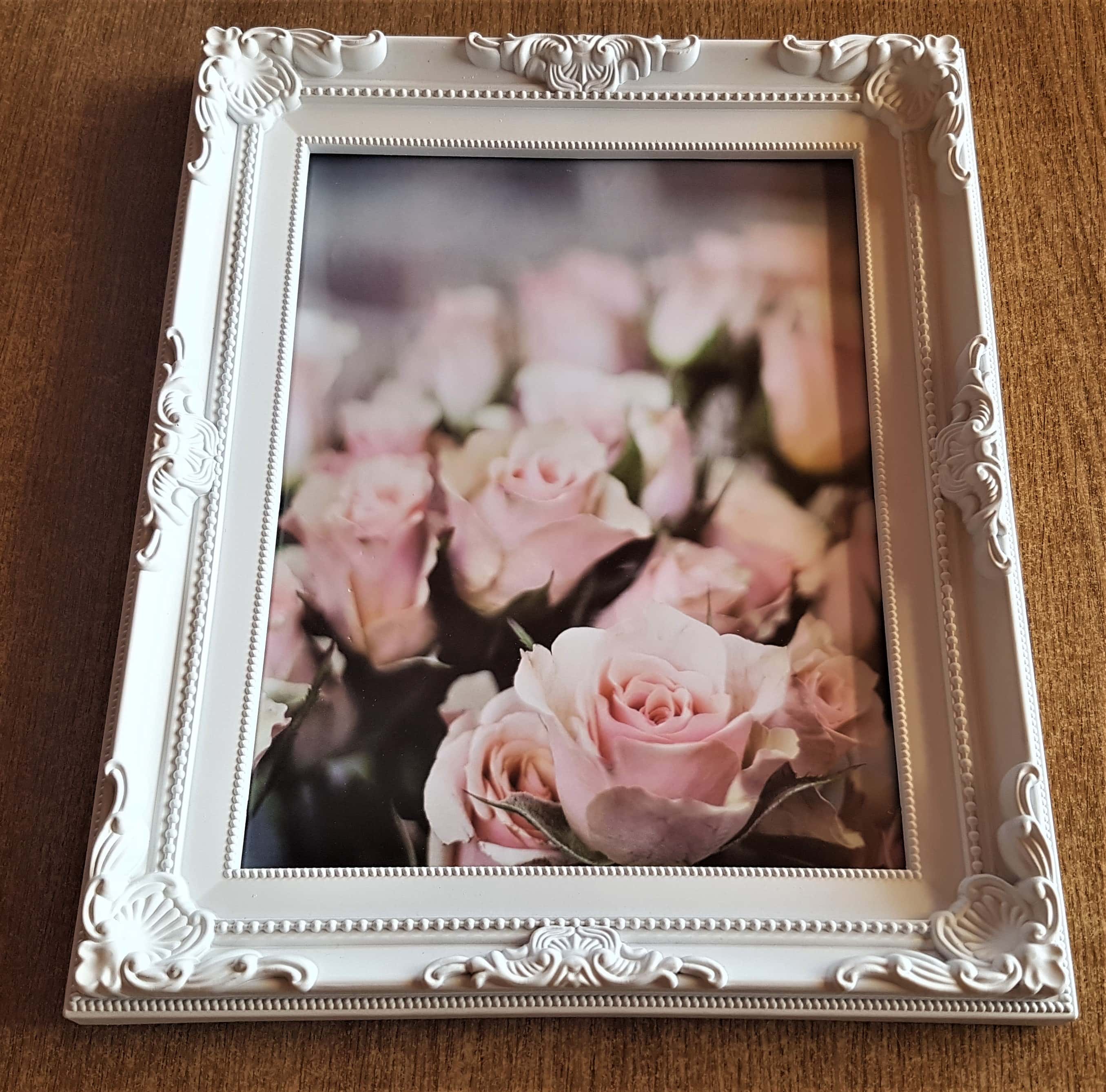 8 x 10 inch Decorative Frame.