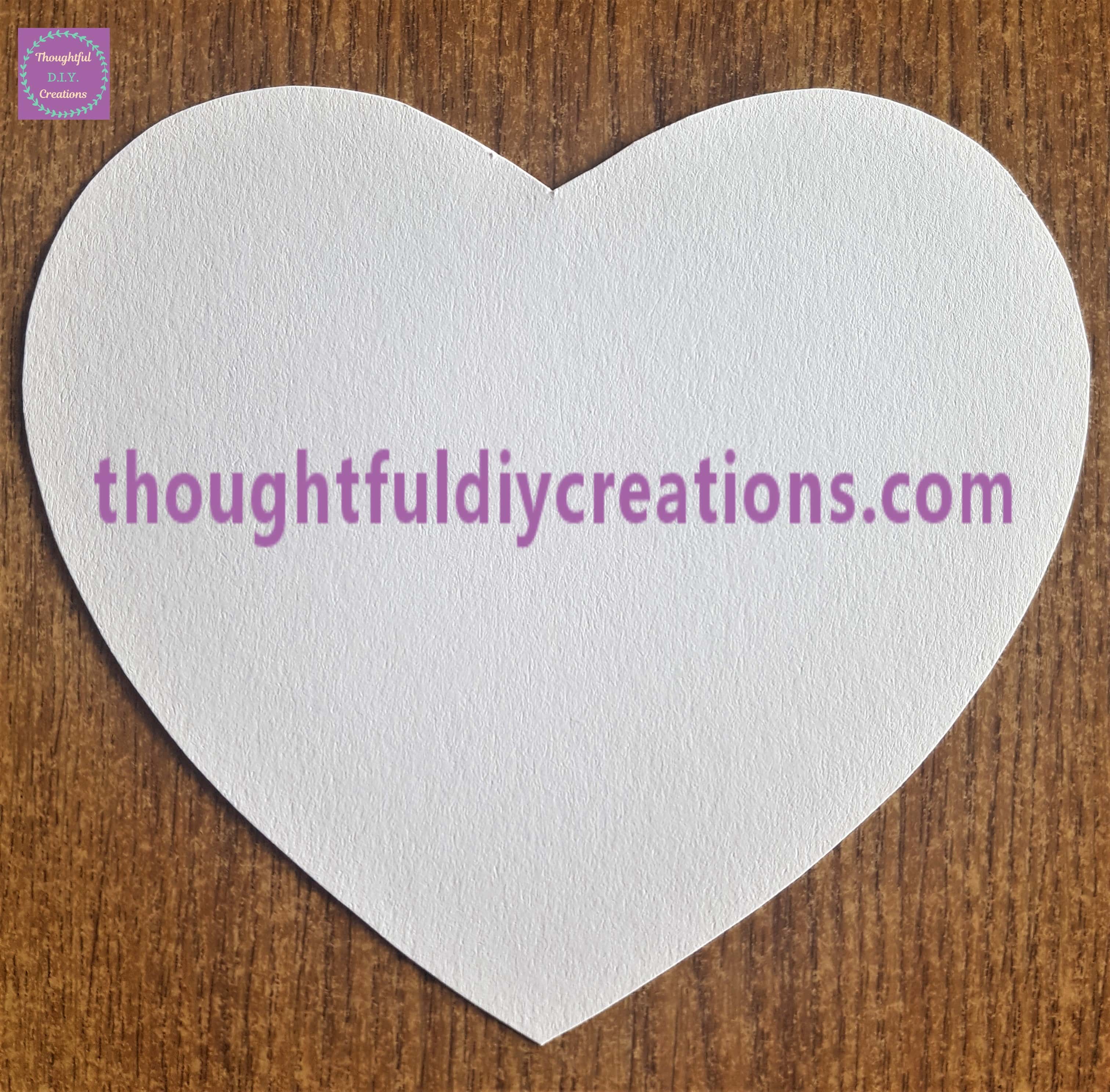 The heart shape cut out.