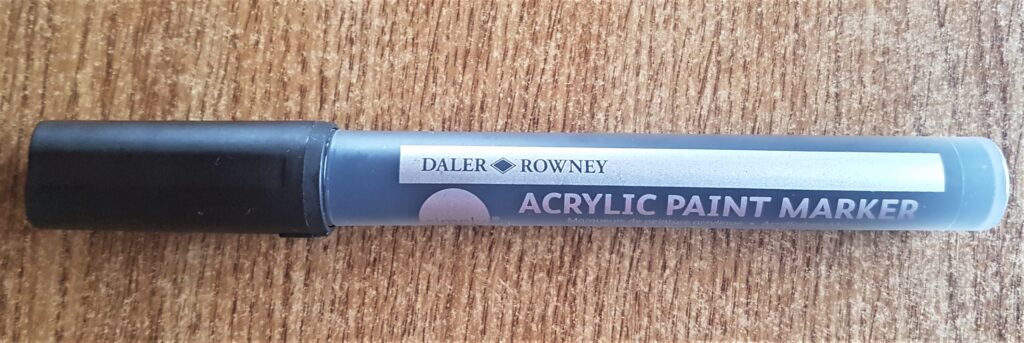 Daler Rowney Acrylic Paint Marker in Black 2 - 3 mm.