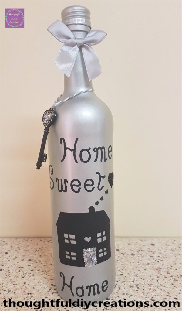 Final image of the Up-Cycled Bottle.