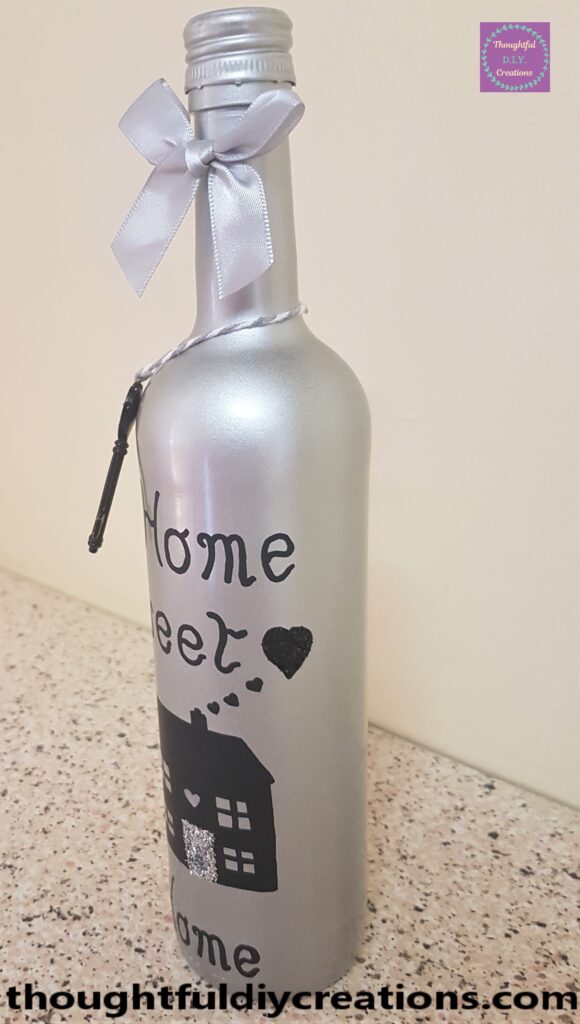 Other side of the finished Bottle.