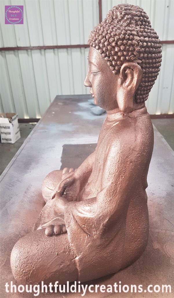 Side view of the Buddha.