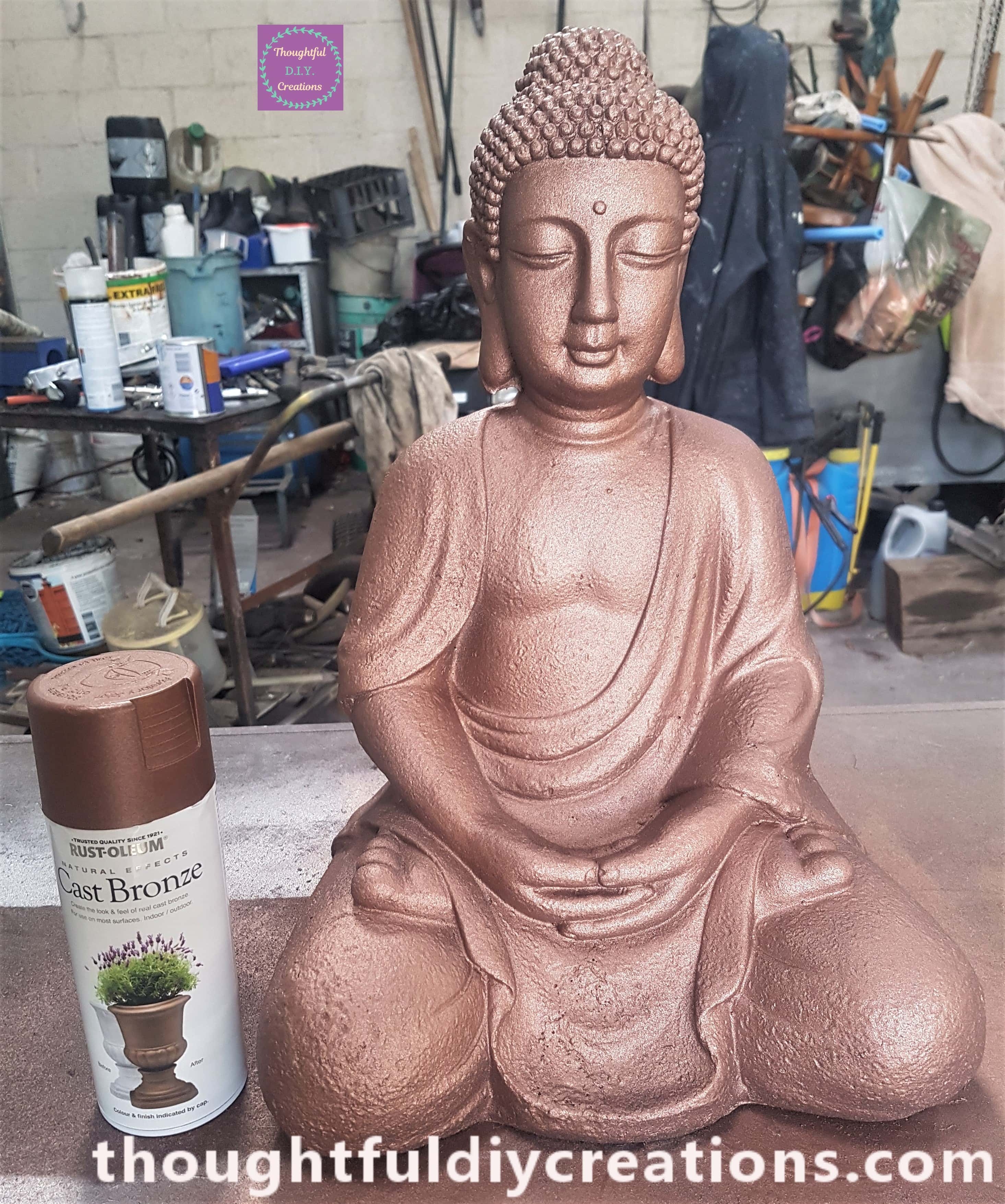 Full Can of Spray Paint used on the Buddha.