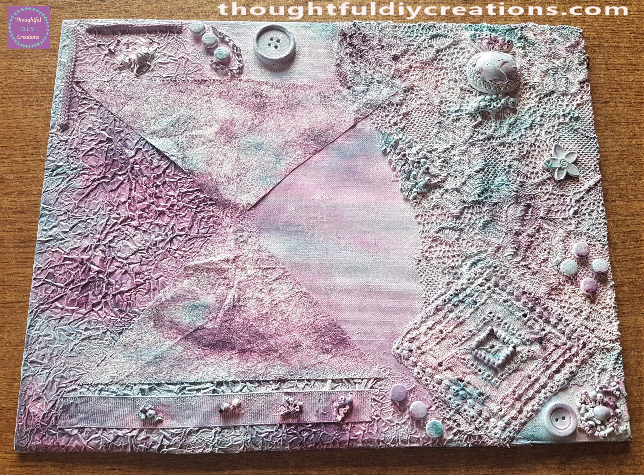 Mixed Media Art from Recycled Materials - thoughtfuldiycreations