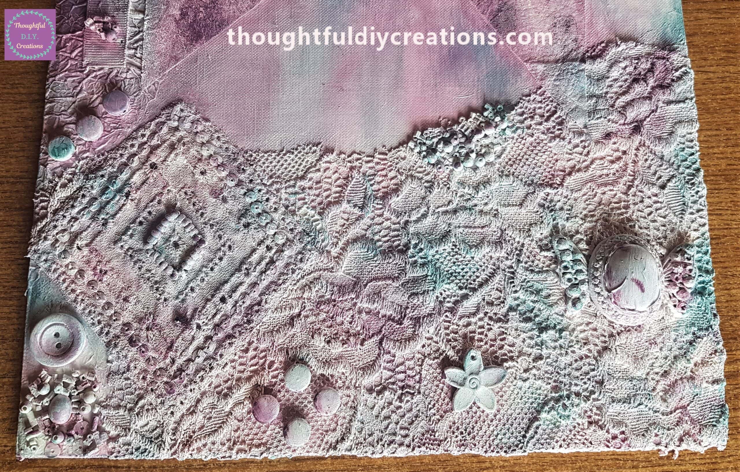 Mixed Media Art from Recycled Materials - thoughtfuldiycreations