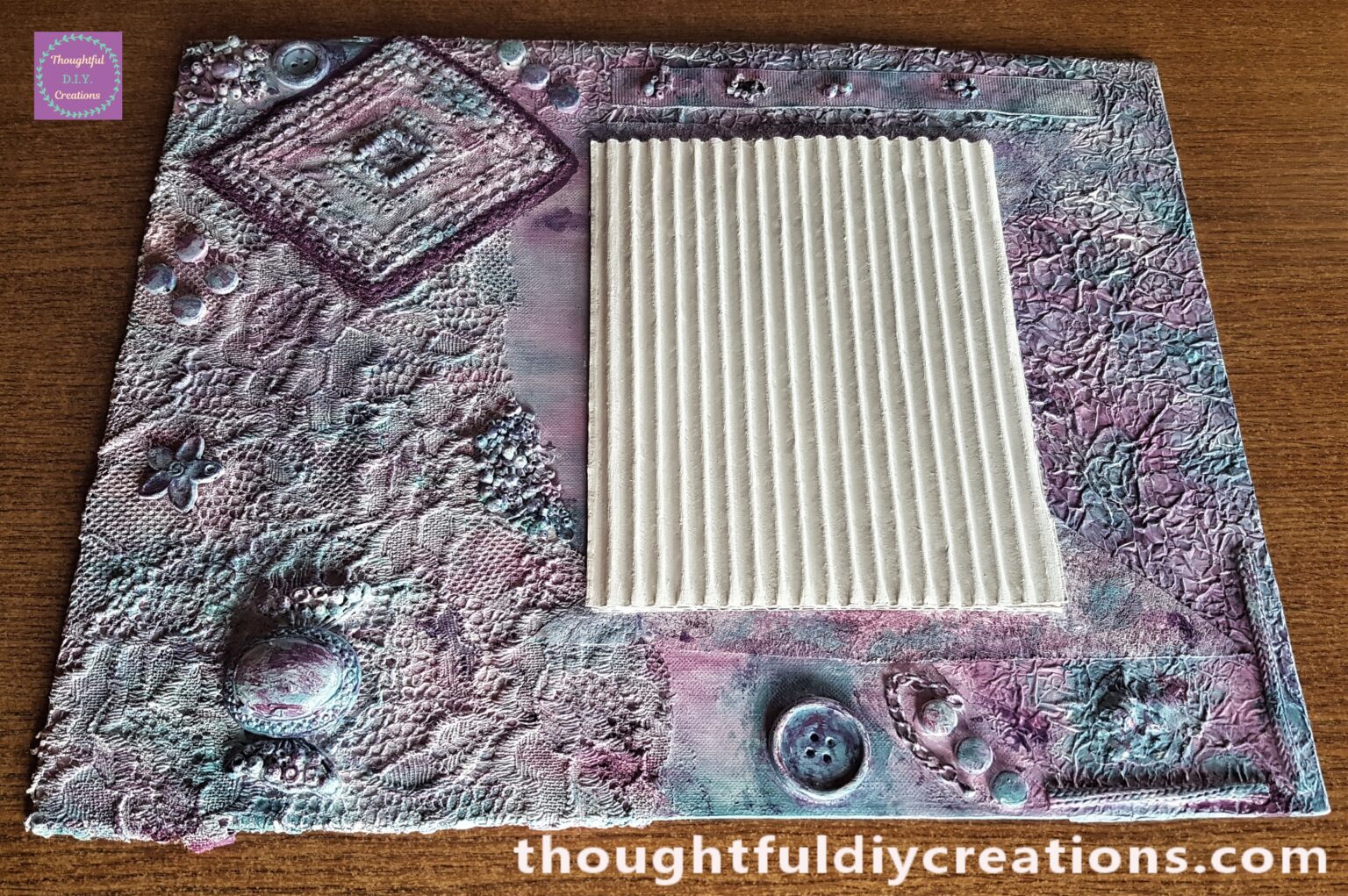 Mixed Media Art from Recycled Materials - thoughtfuldiycreations