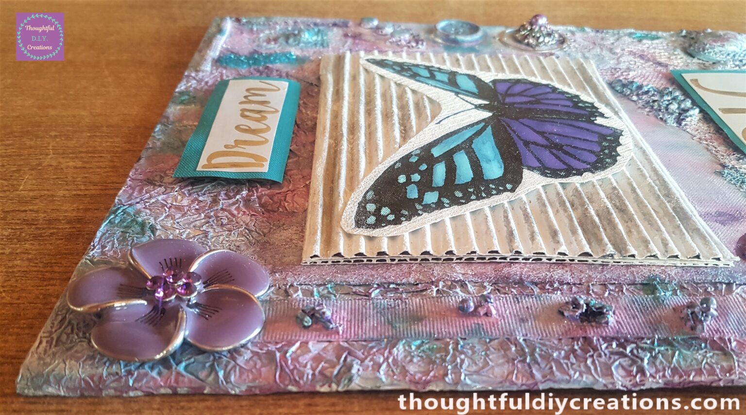 Mixed Media Art from Recycled Materials - thoughtfuldiycreations