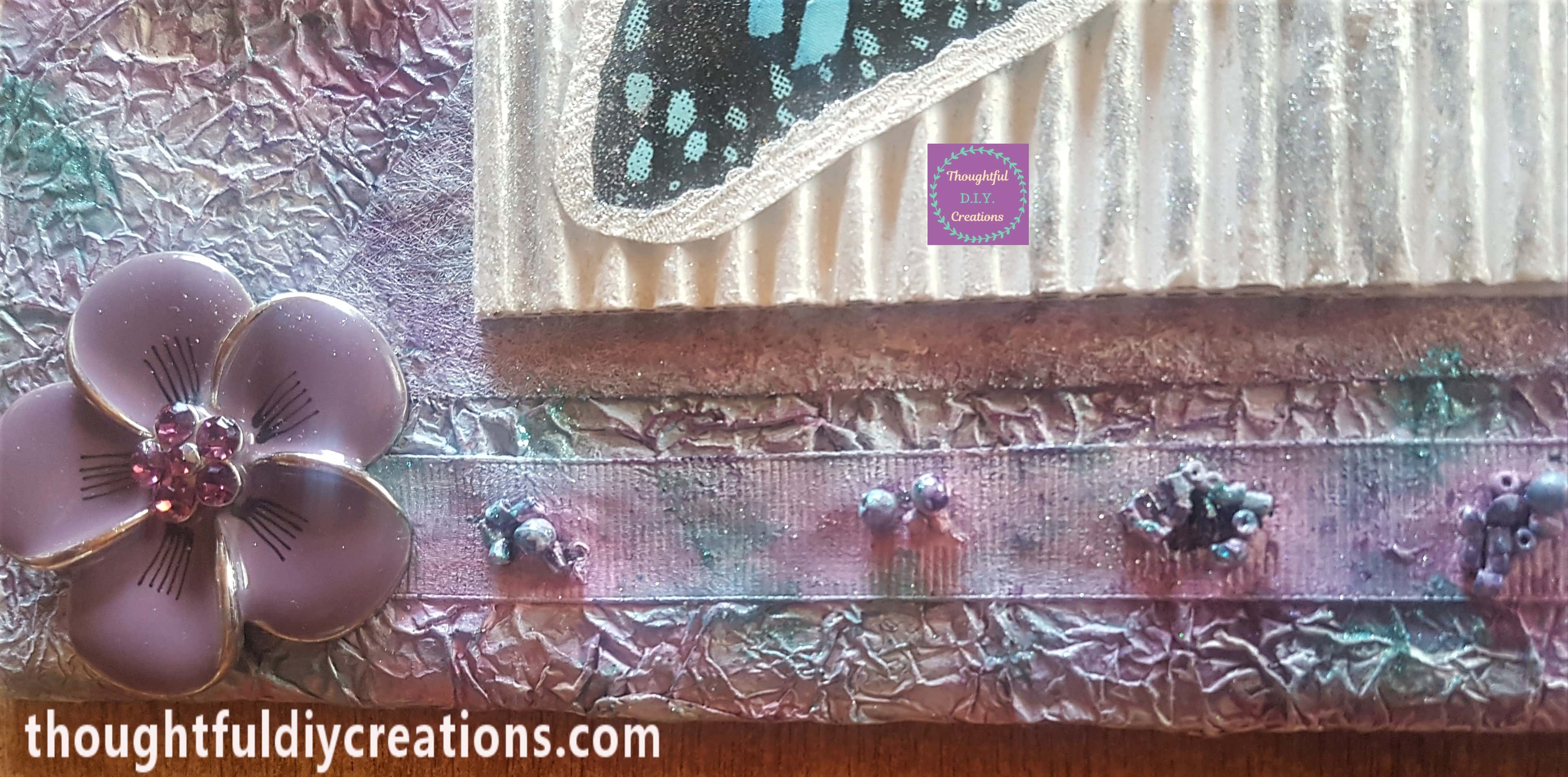 Mixed Media Art from Recycled Materials - thoughtfuldiycreations