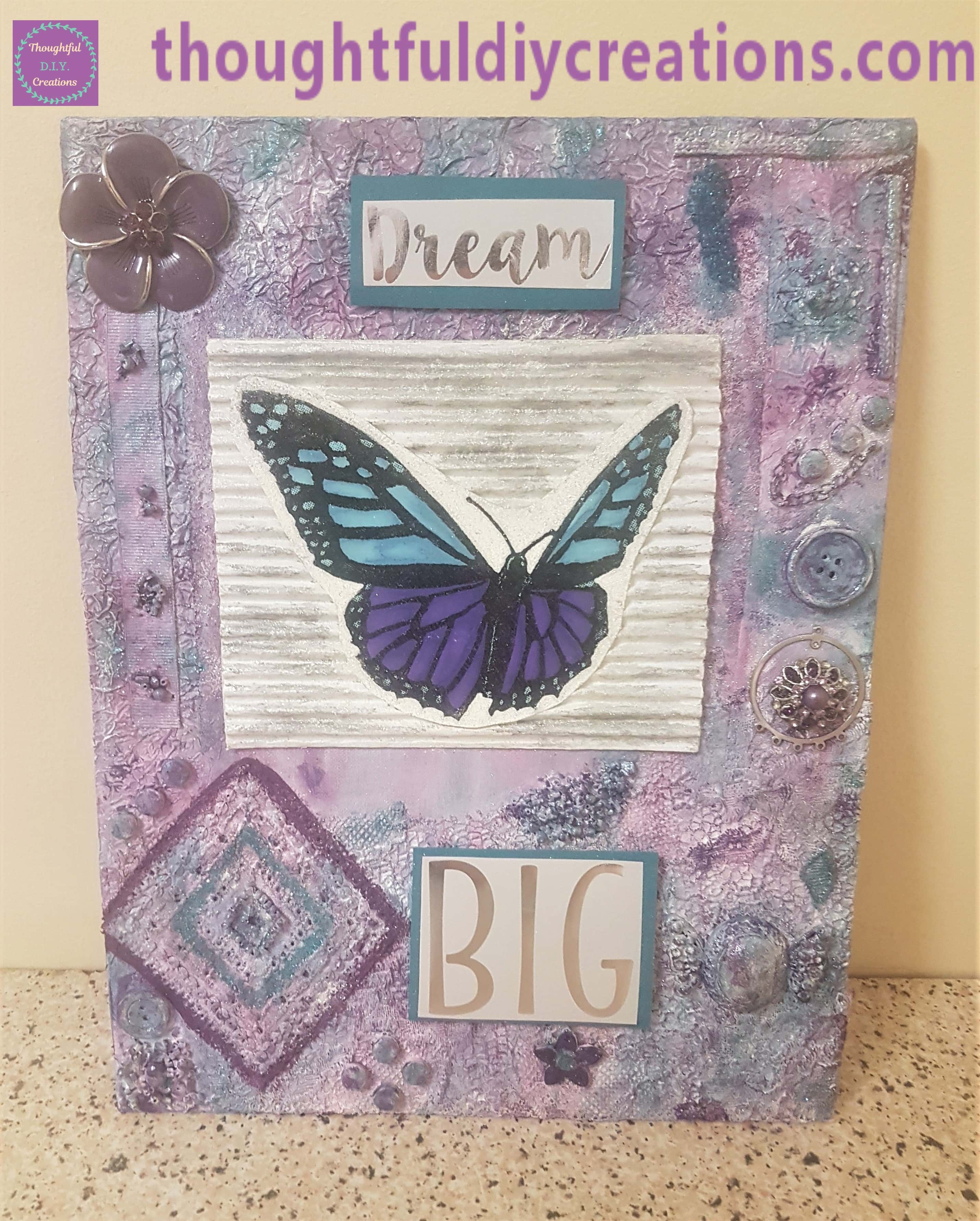 Mixed Media Art from Recycled Materials - thoughtfuldiycreations