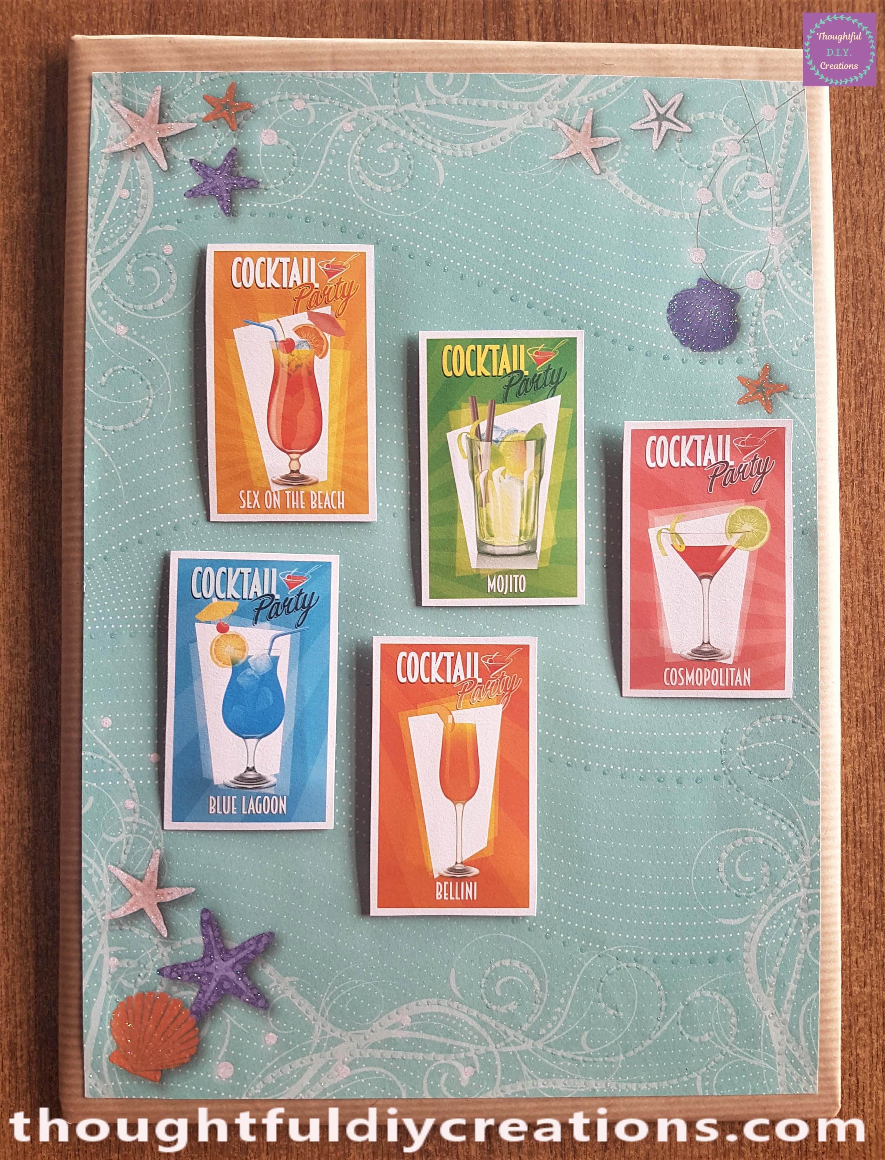 Fifth Image added to the Cocktail Menu Sign.