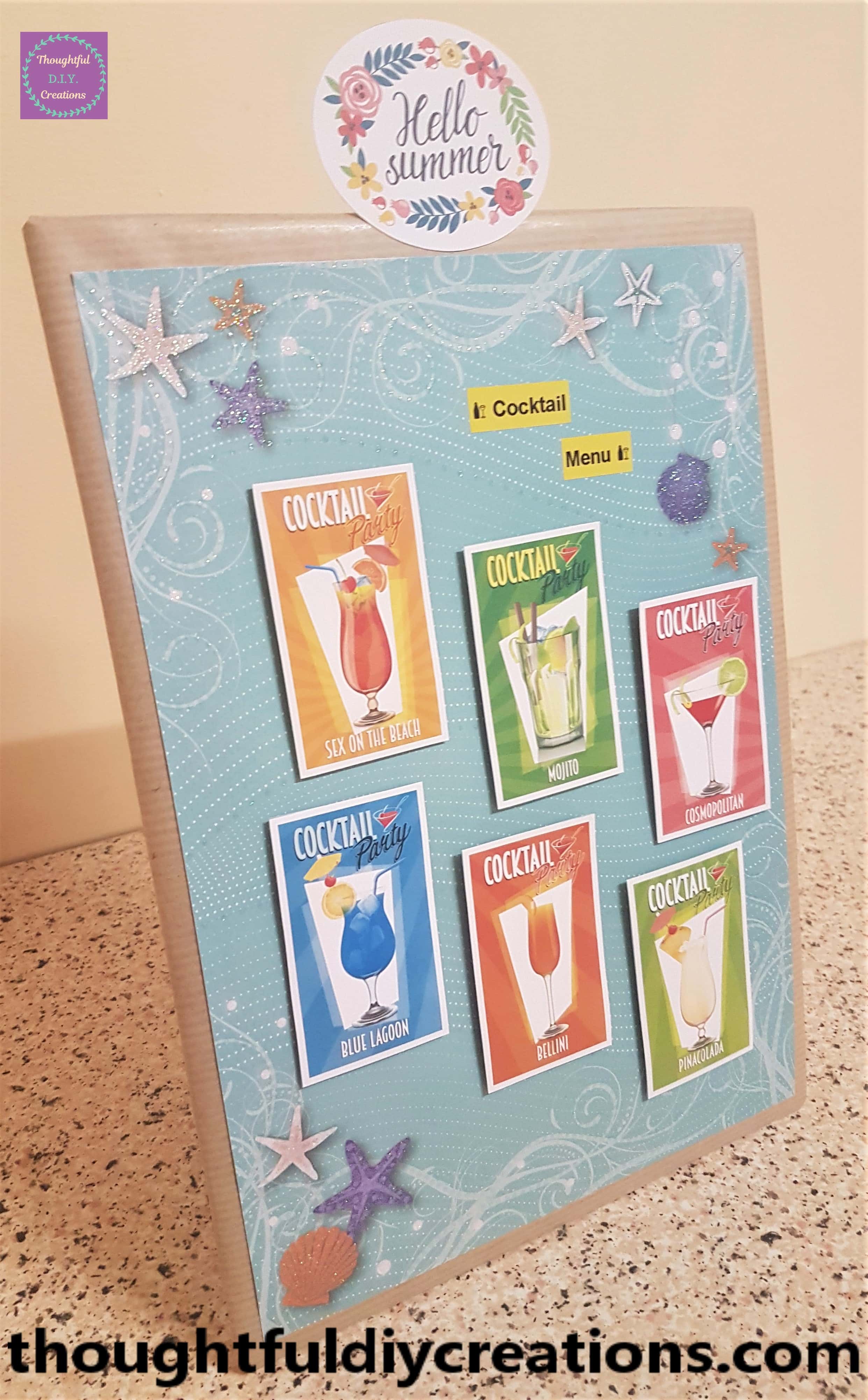 Full side view angle of the Completed Craft.