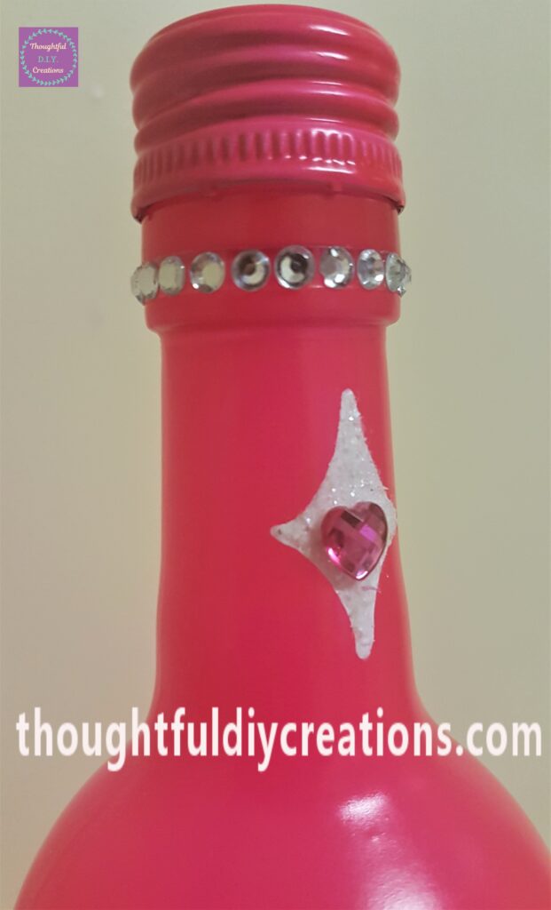 A closer look at the top of the Bottle.