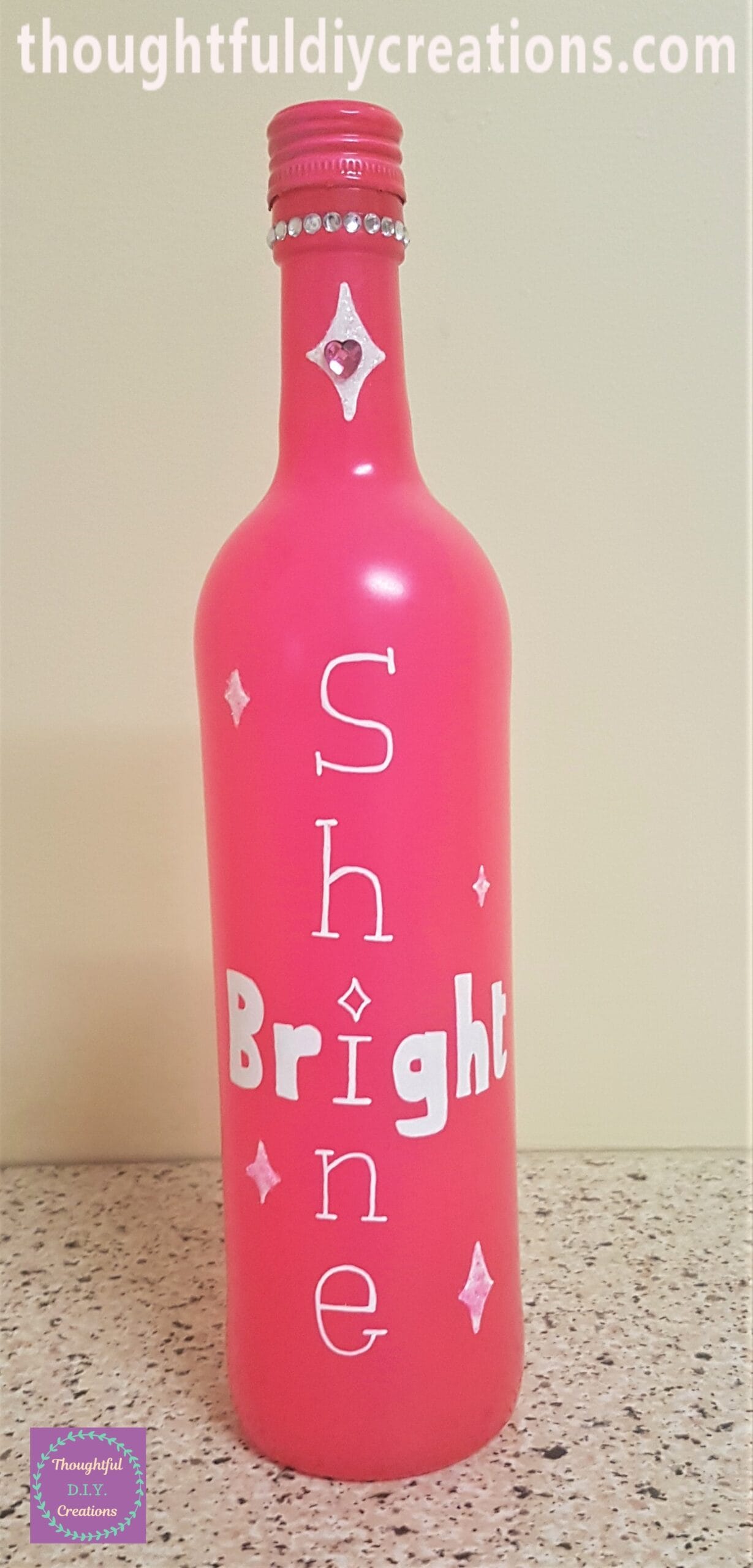 Pink Spray Paint Bottle