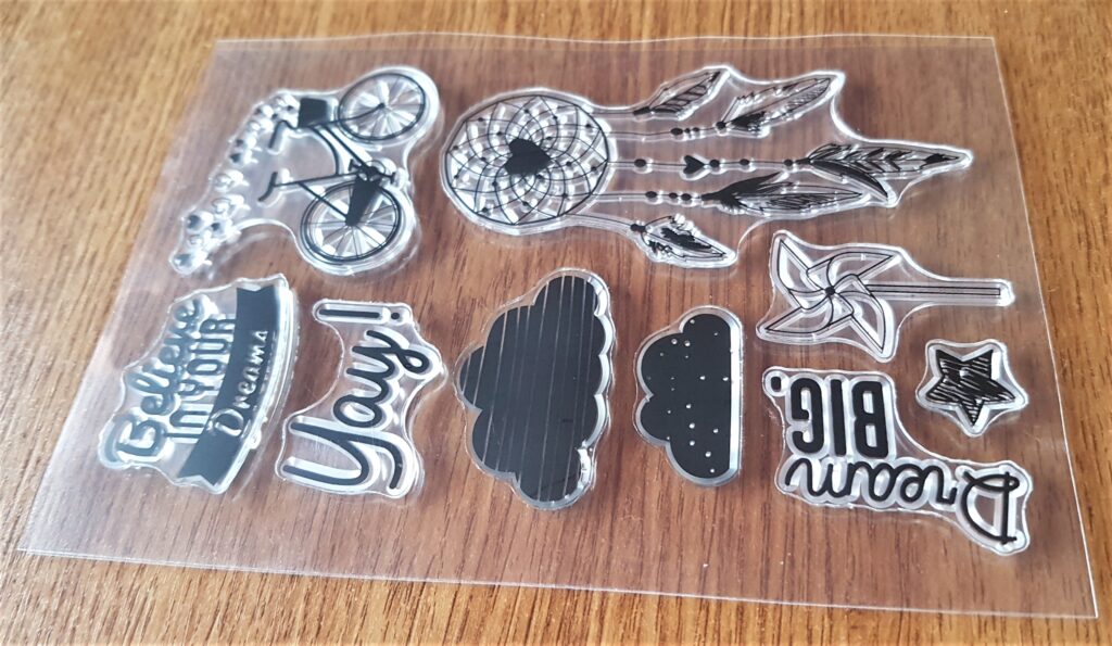 My Stamps to build the composition.