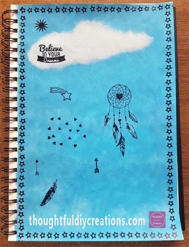 Feather Stamp added to the bottom section of the page.