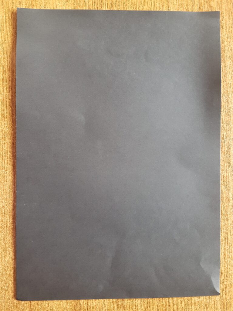 Sheet of A3 Black Card 160 gsm.