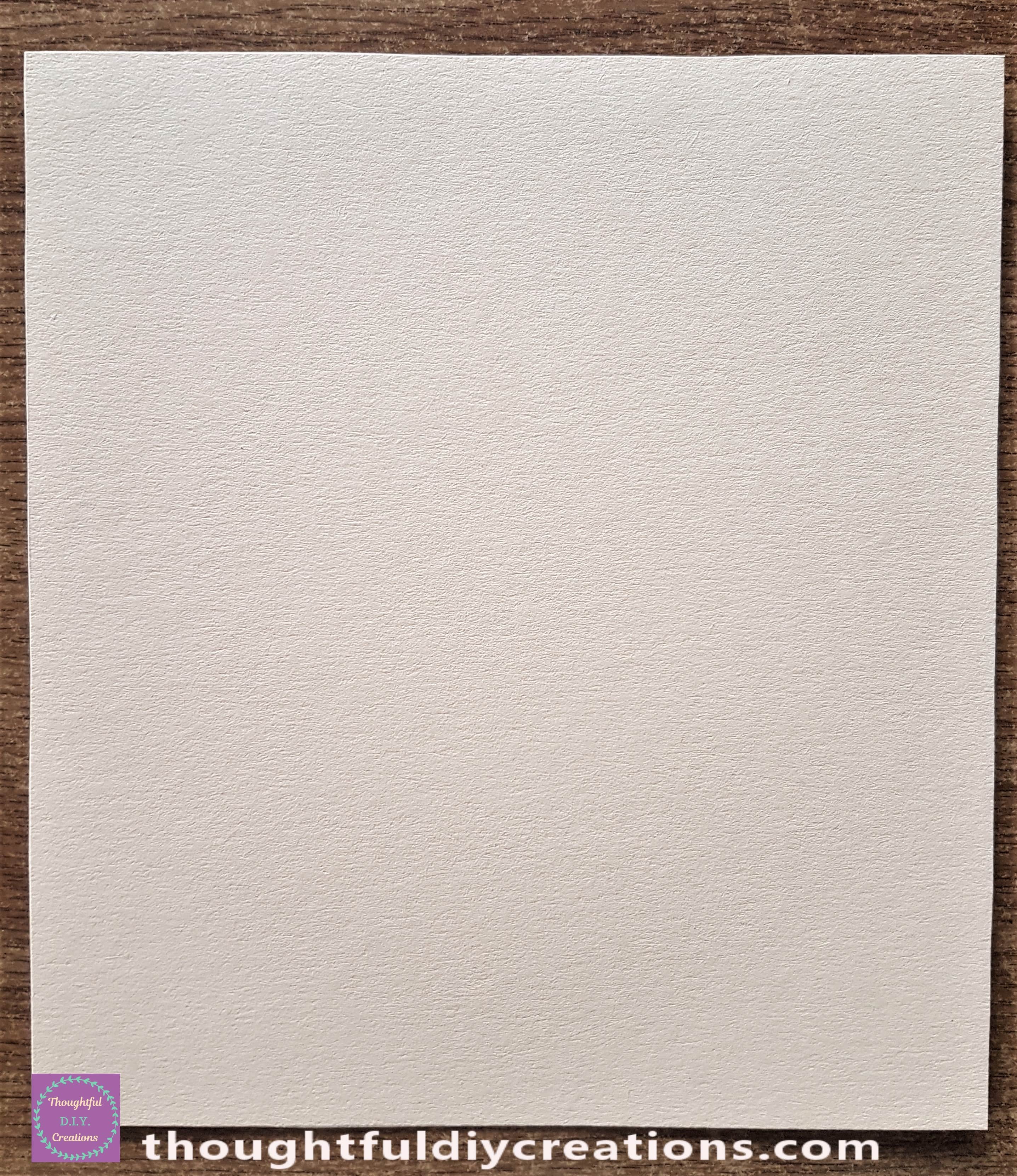 Peach coloured Cardstock cut smaller to add to the Card base.