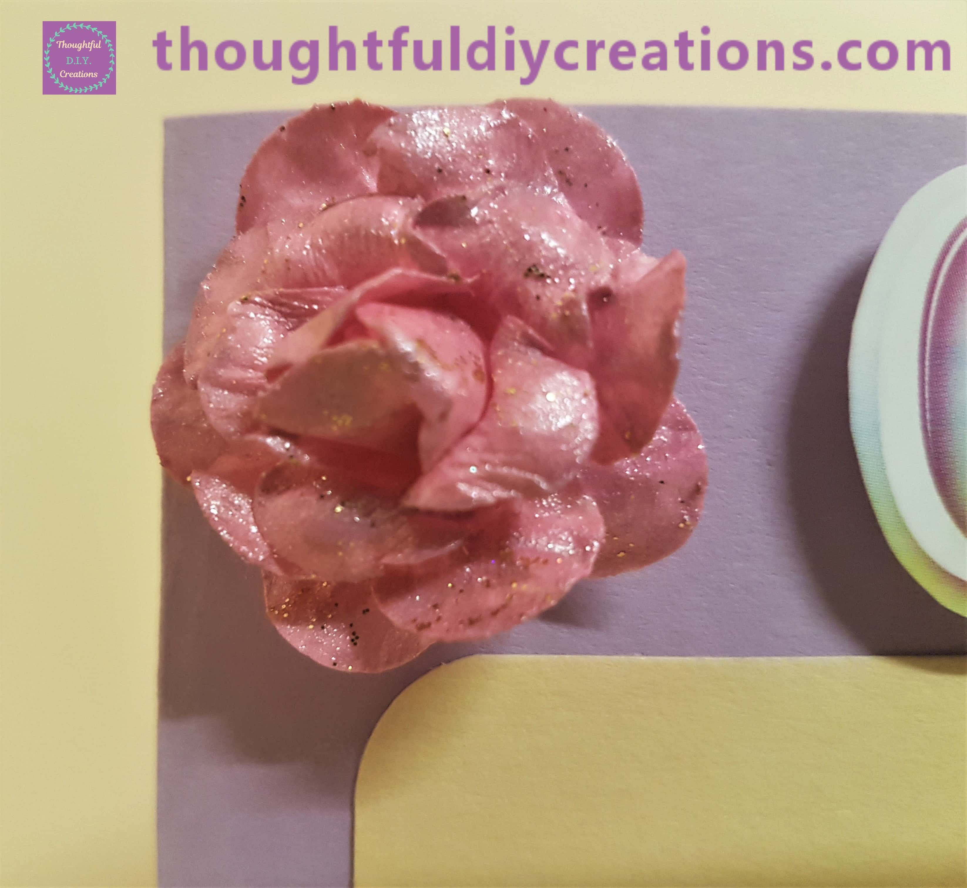 Closer look at the Pink Flower.