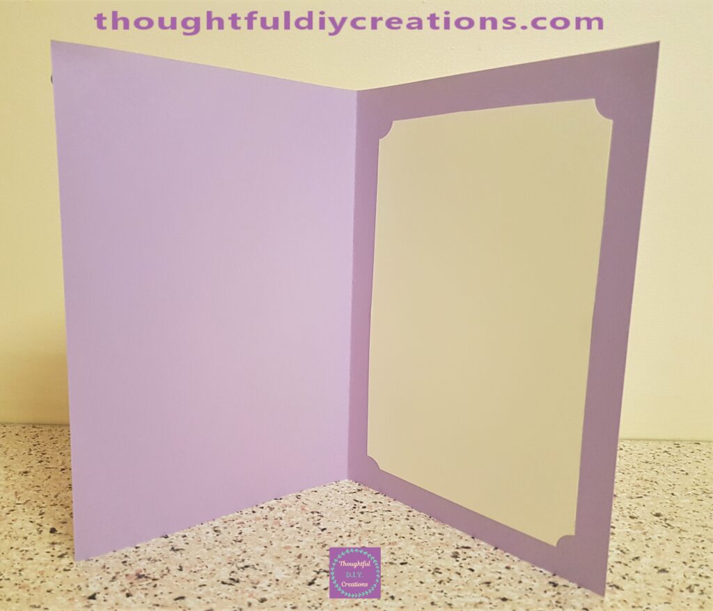 The Inside of the Card.