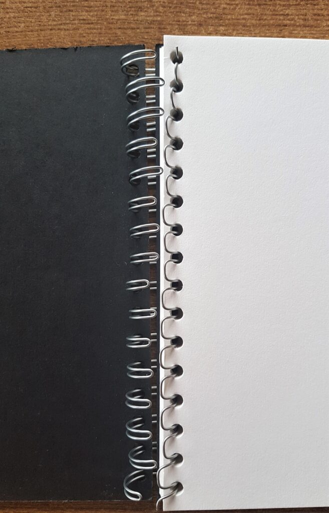 I loosened each Spiral on the Hardback Journal.