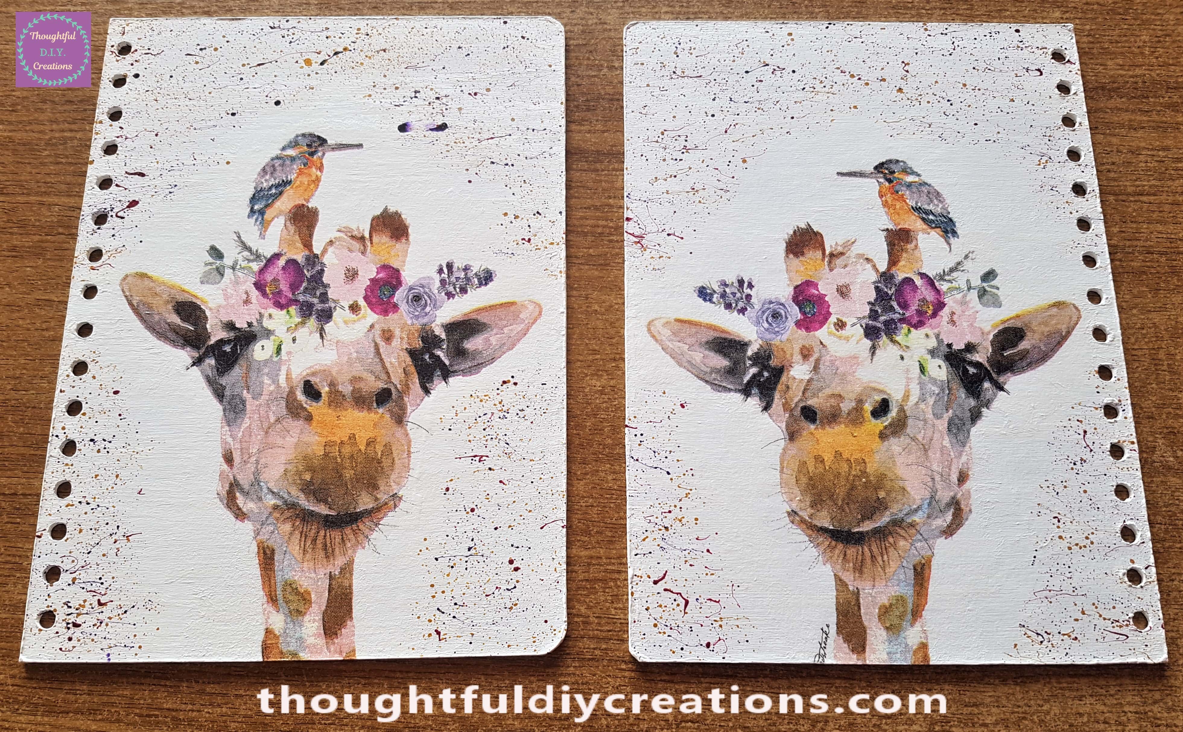 3 Layers of Varnish applied all over the Journal Covers.