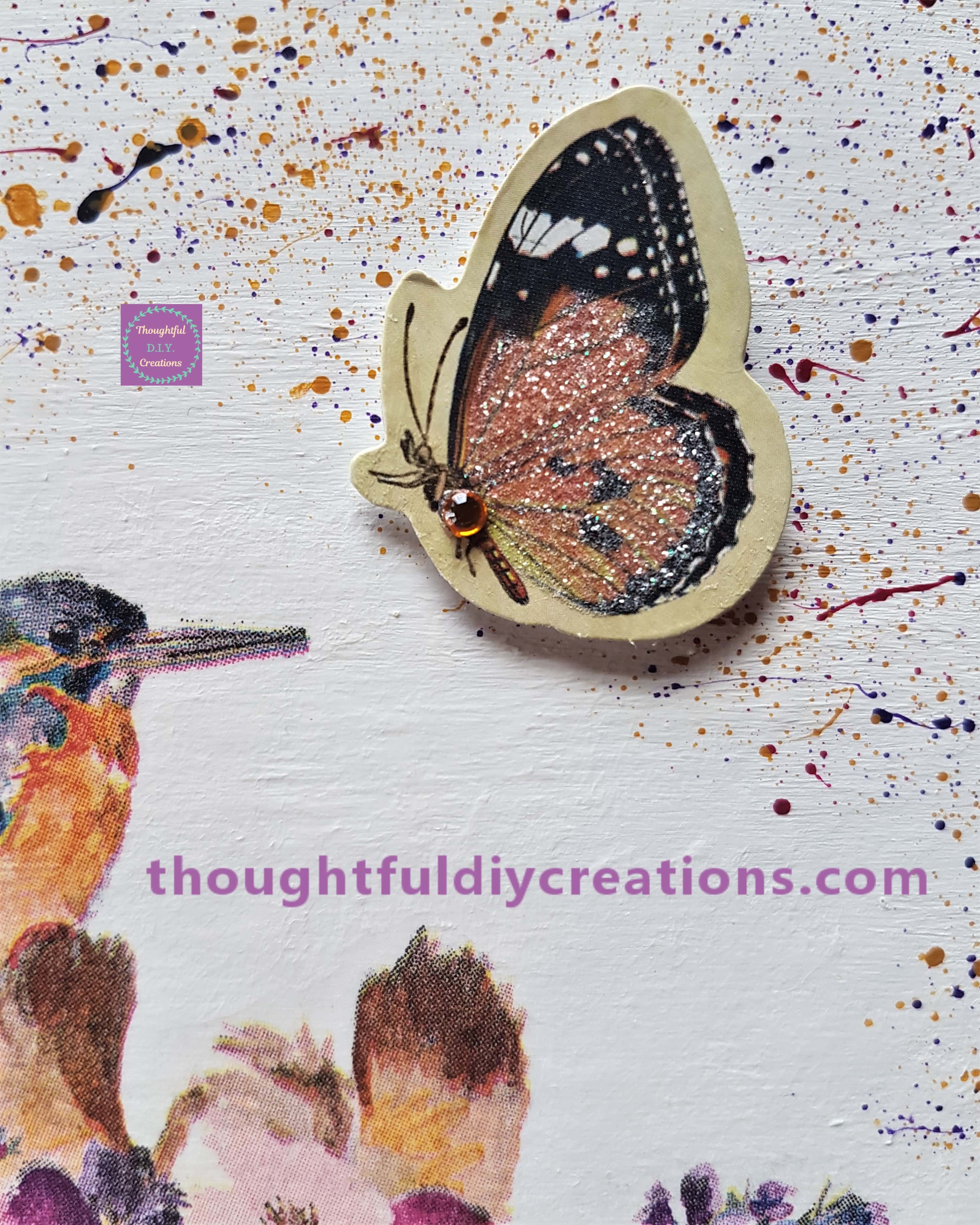 Closer View of the Butterfly.