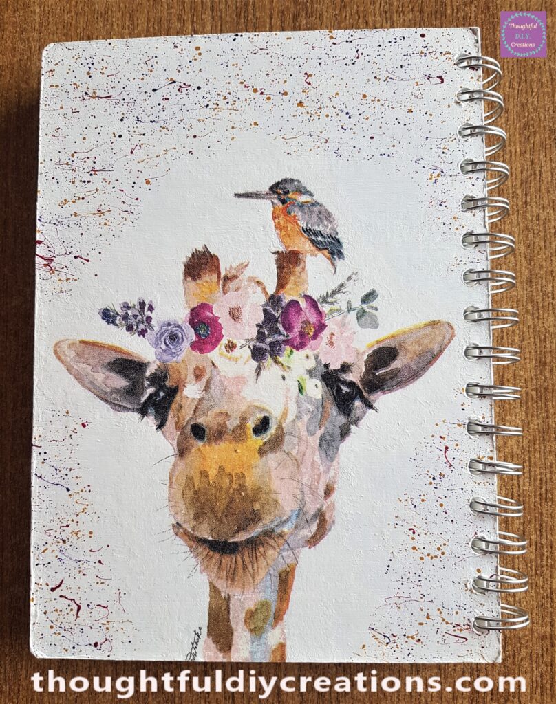 Back Cover after being put back into the Journal.