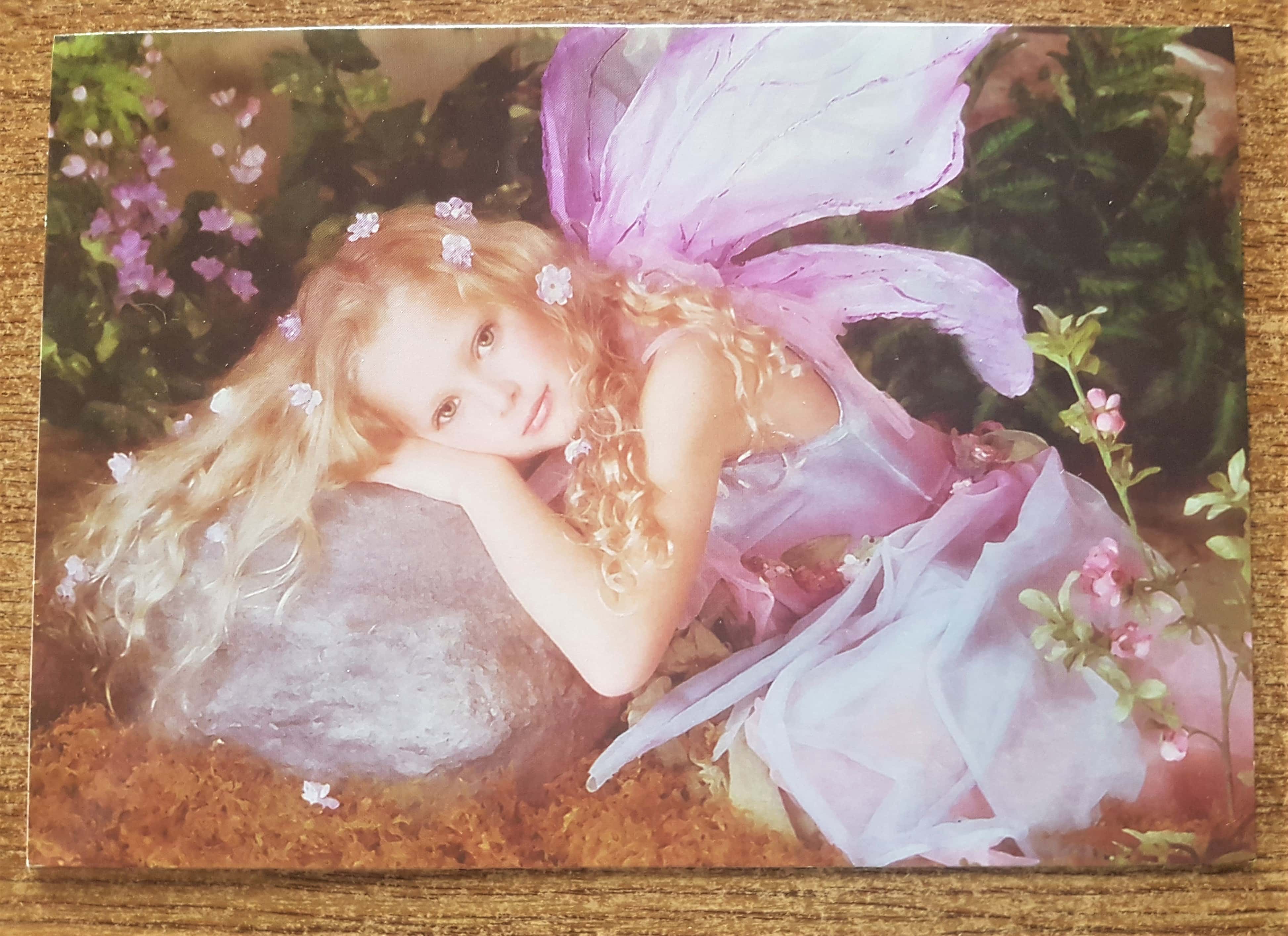 Front of the Fairy Card after being Cut.