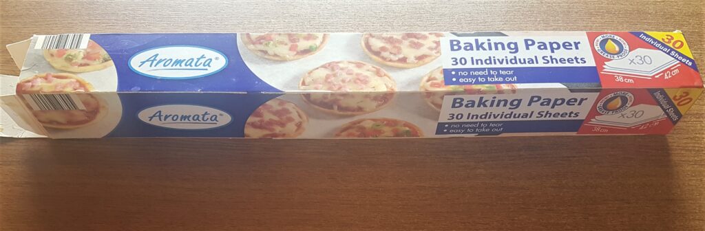 Box of Baking Paper.