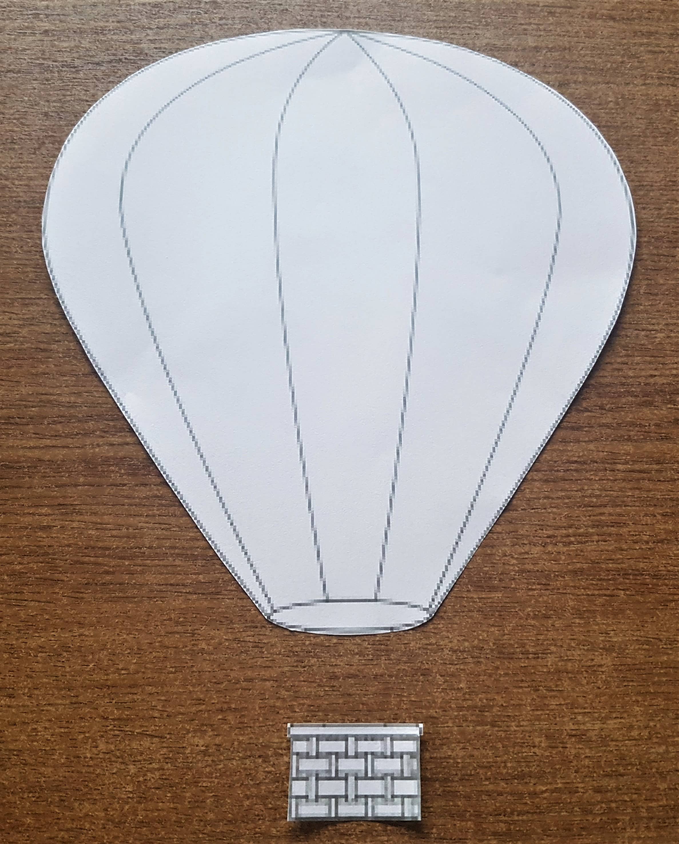 Printable Hot Air Balloon Craft