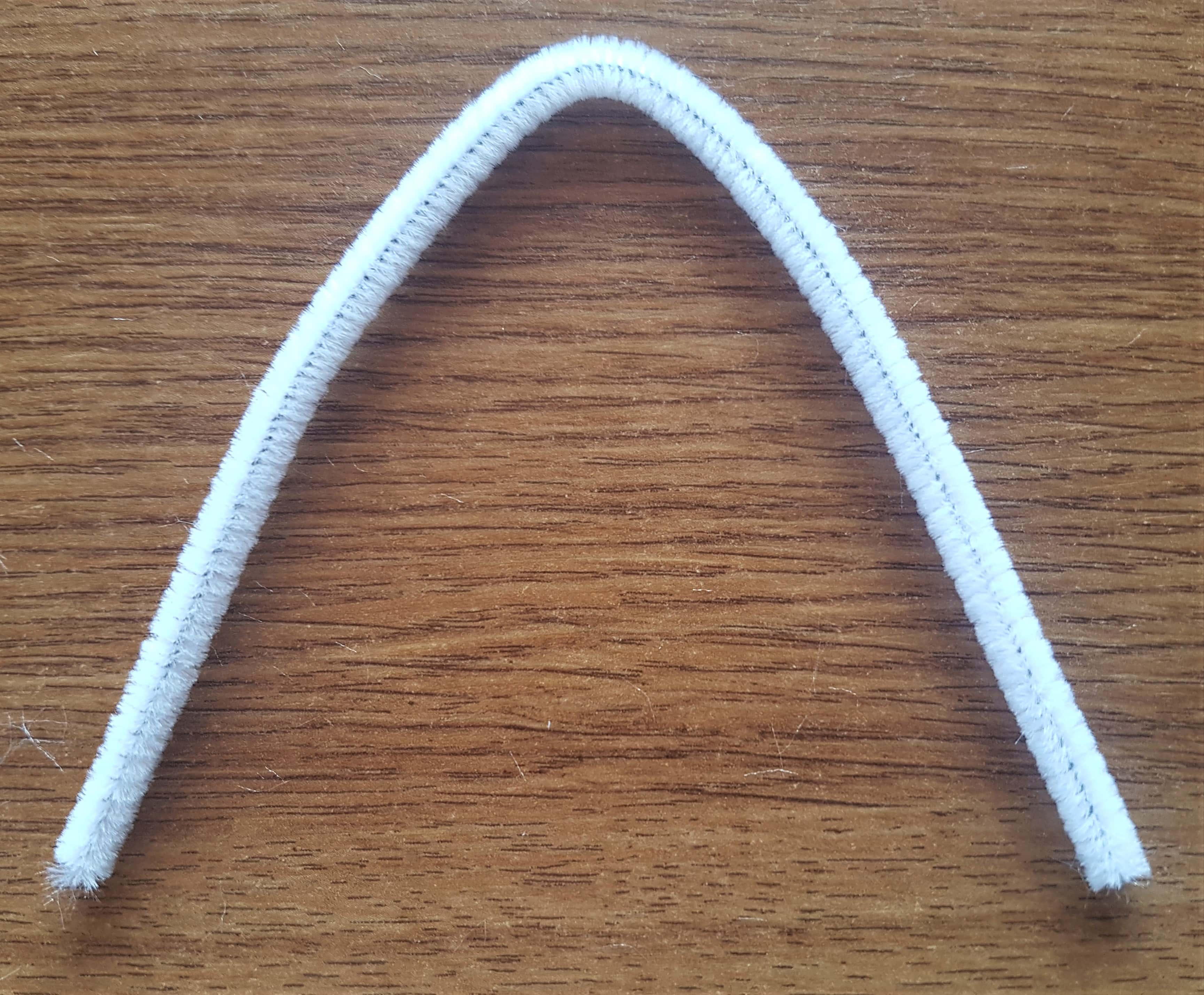 Another White Pipe Cleaner folded over.