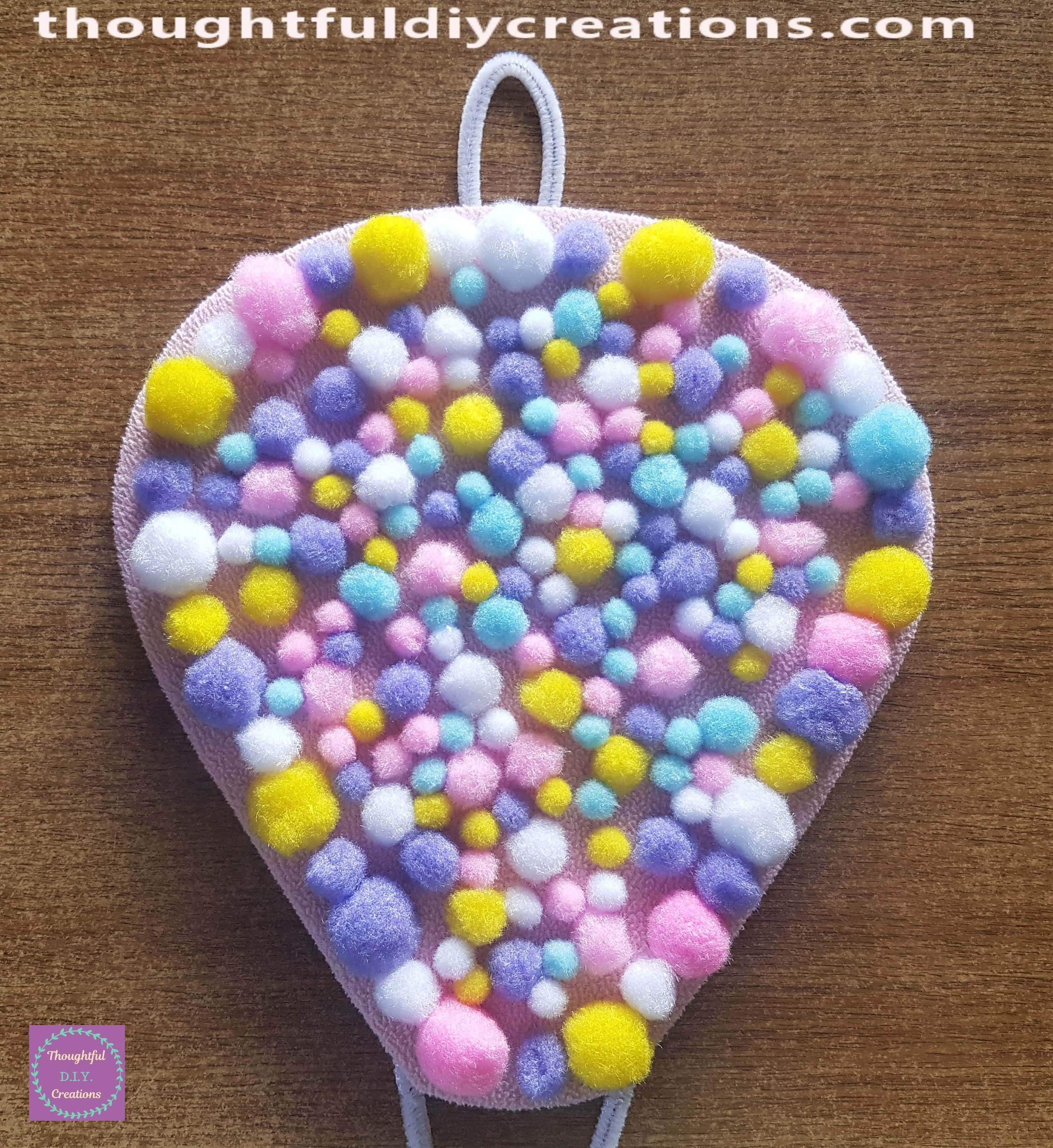 Front view with the loop attached.