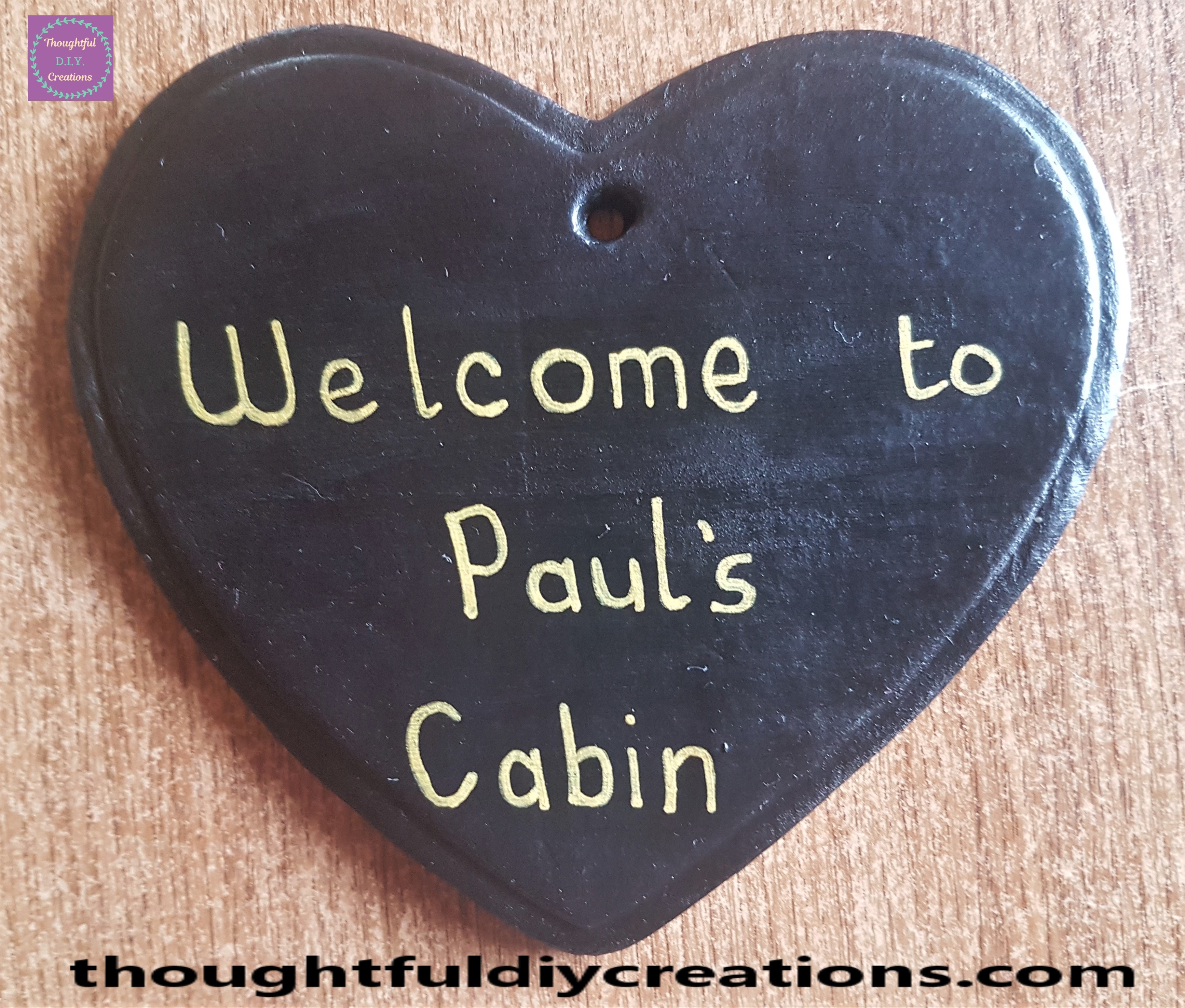 About 30 mins later I applied a second layer of the Paint Pen to the Clay Heart.