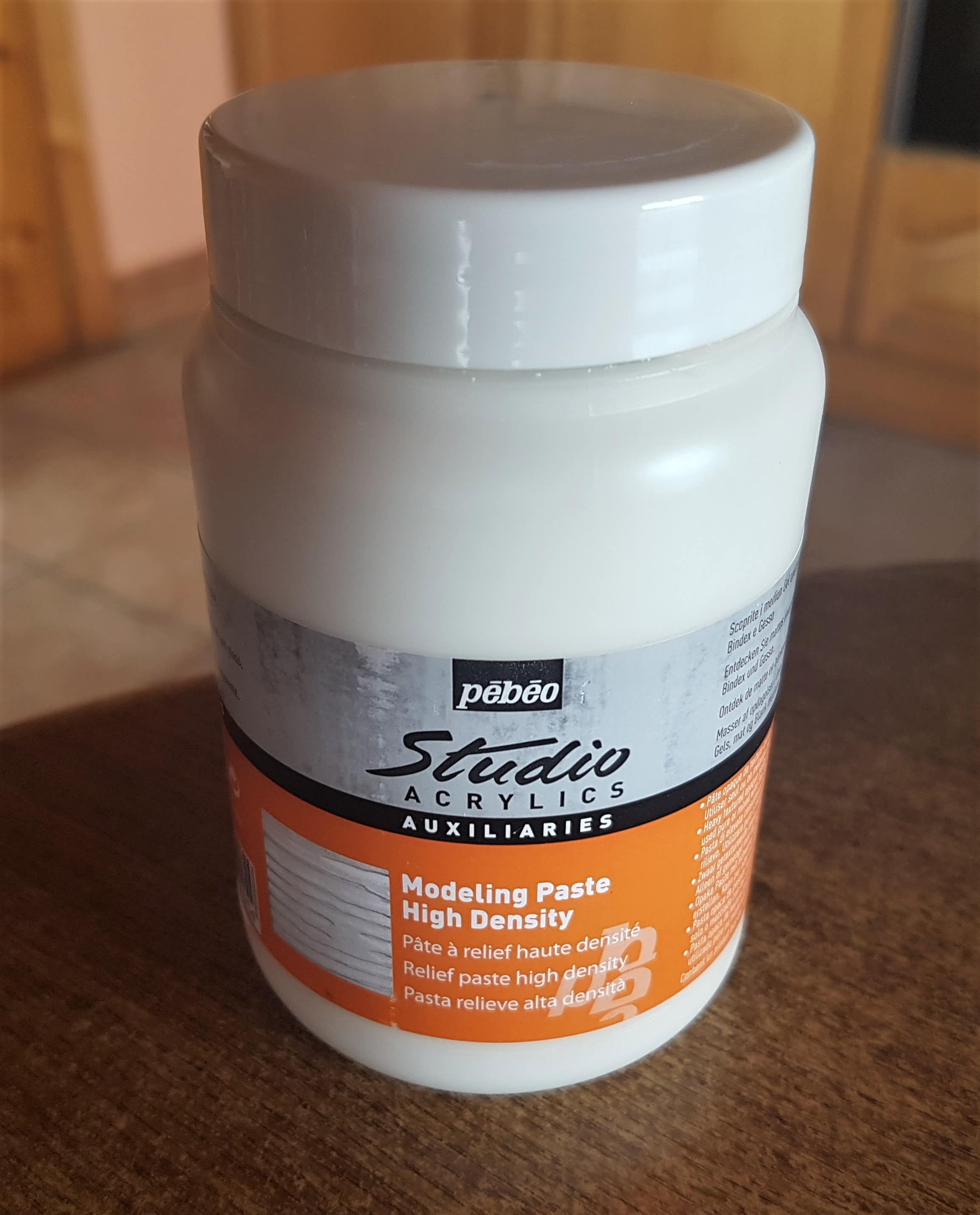 Tub of Modeling Paste.