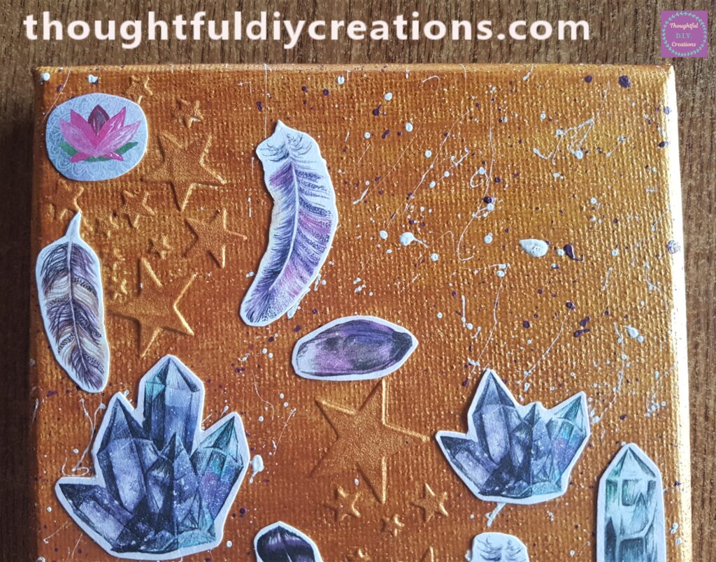 The first half of the Canvas with the Cut-Outs attached.