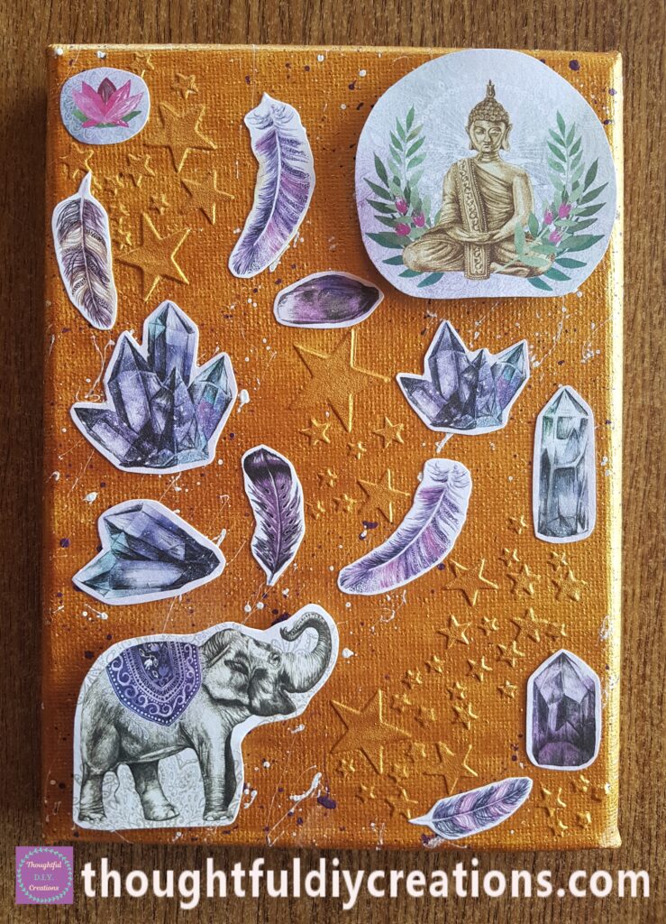 Completed Spiritual Canvas.