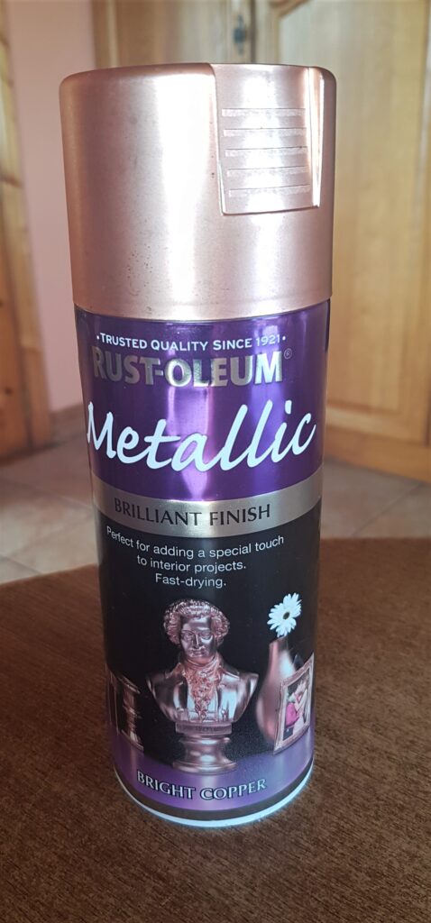 RUST-OLEUM Metallic Brilliant Finish in Bright Copper Spray Paint.
