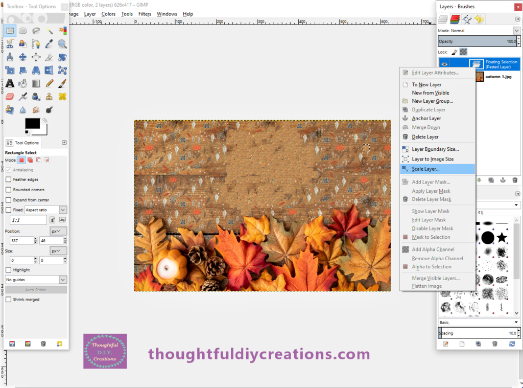 I right clicked on the Quote tab and clicked Select Layer.