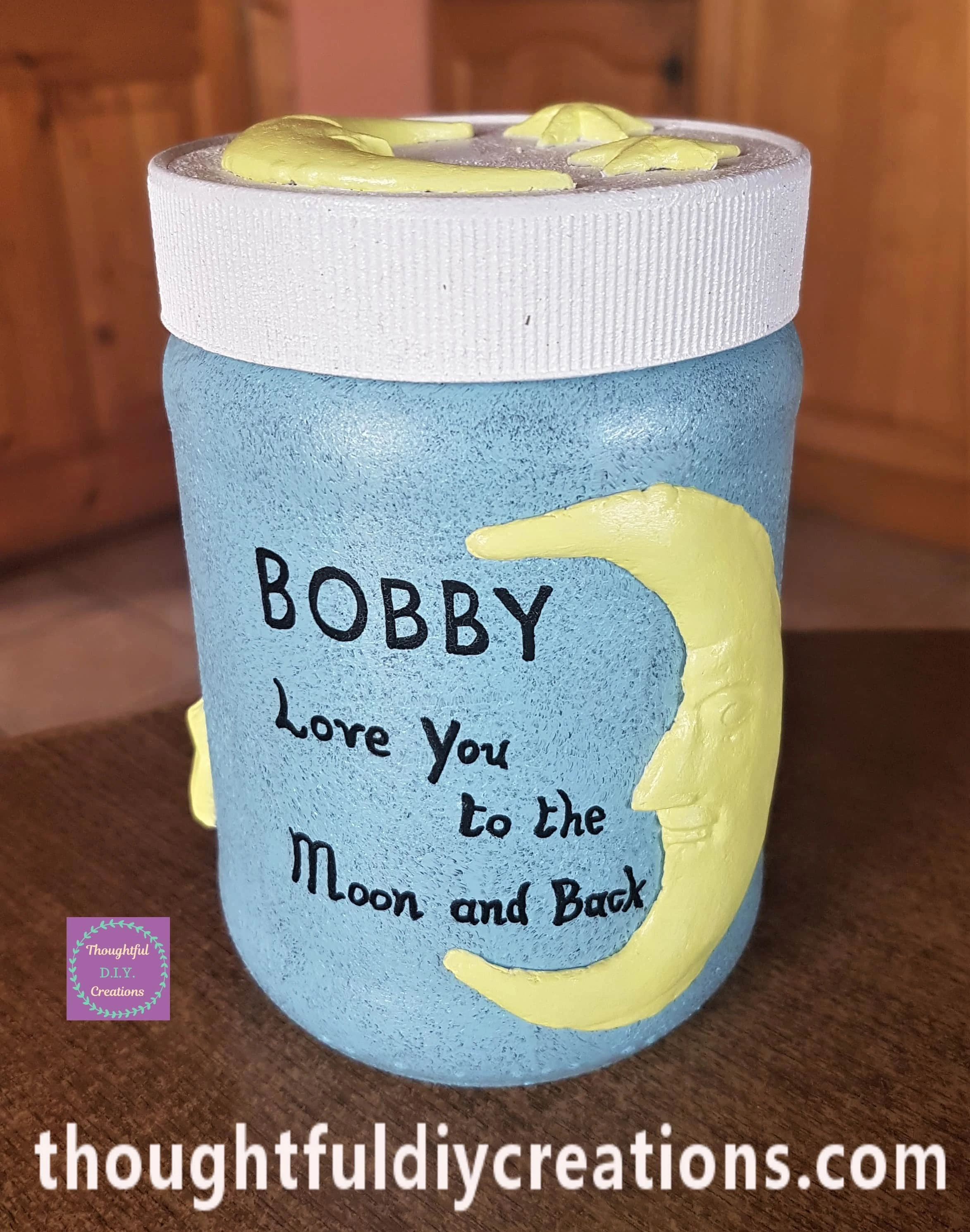 This Completed the Moon and Stars Light-Up-Jar.