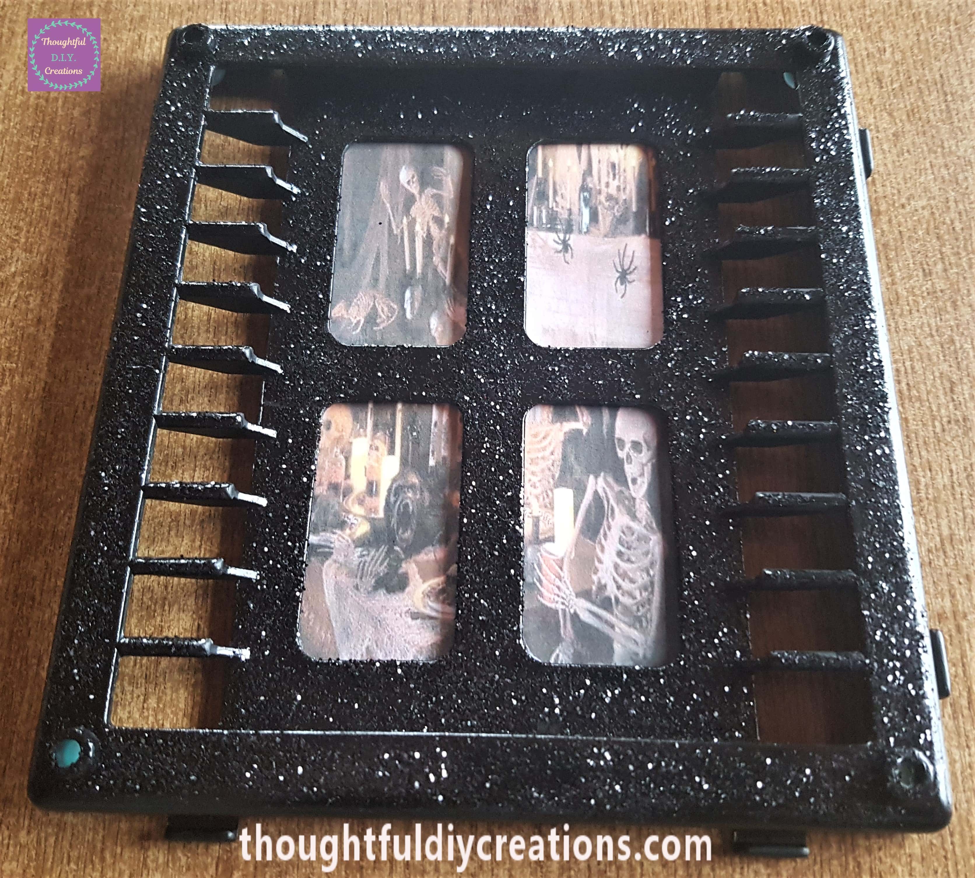 Front of the Window with the Picture attached.