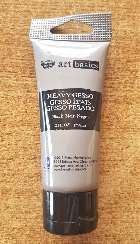 Black Heavy Gesso.