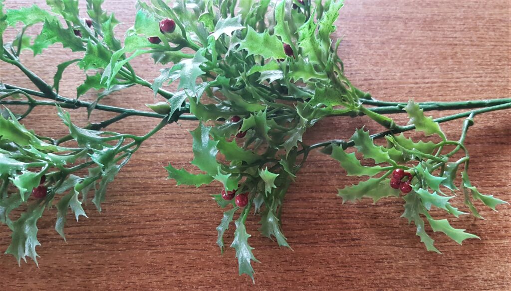 Bunch of Artificial Holly.