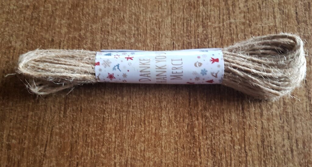 Jute String that came with the Wood Slices.