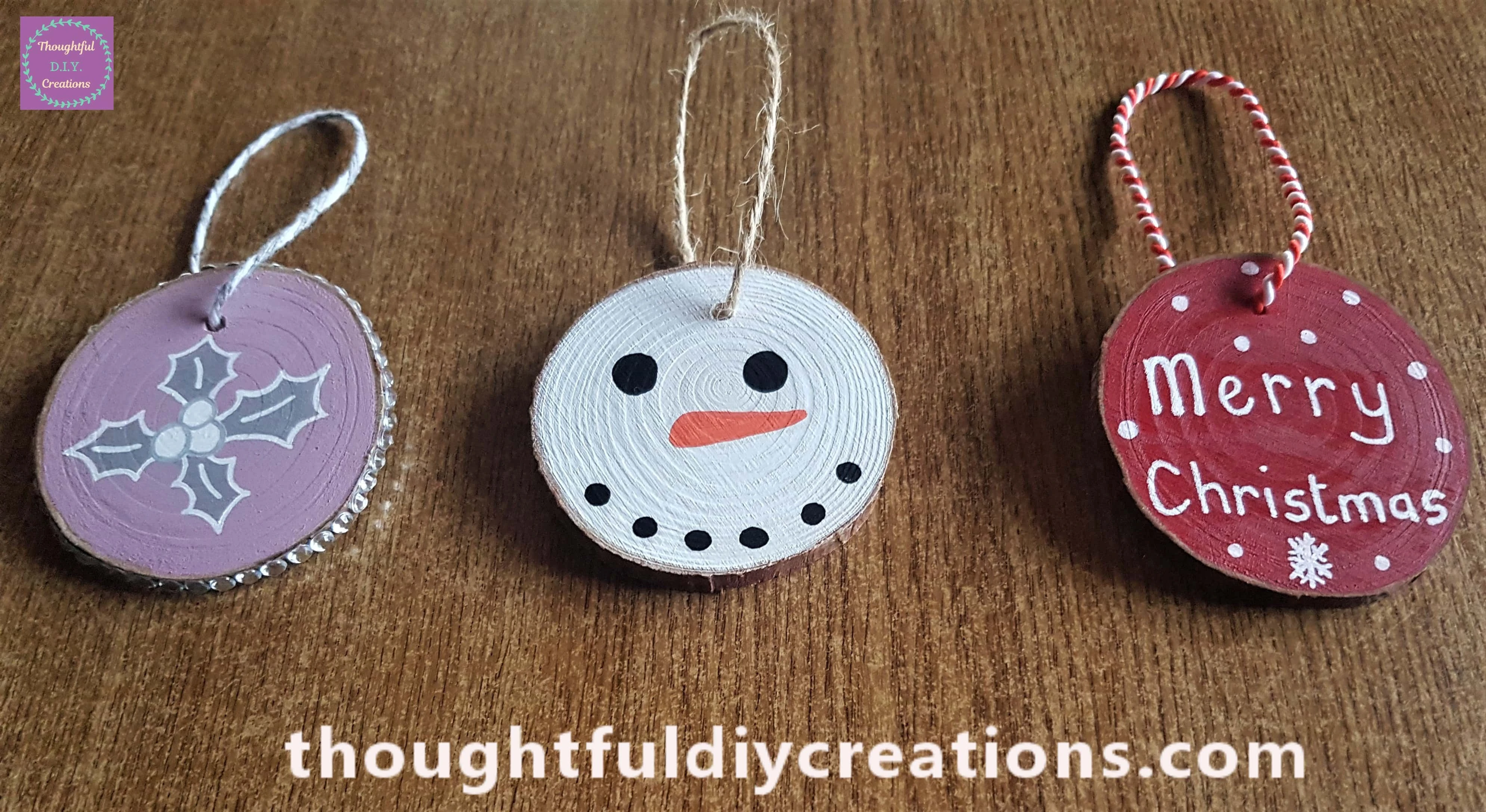 The other three Christmas Decorations.