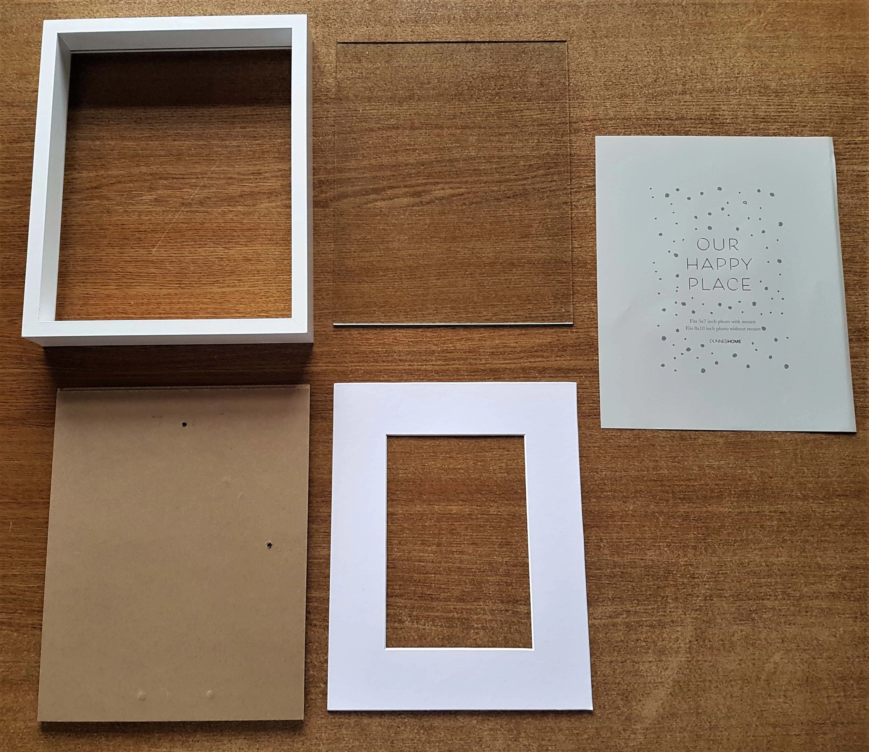 I opened up the Frame and removed all the Pieces.